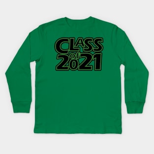 Grad Class of 2021 Kids Long Sleeve T-Shirt